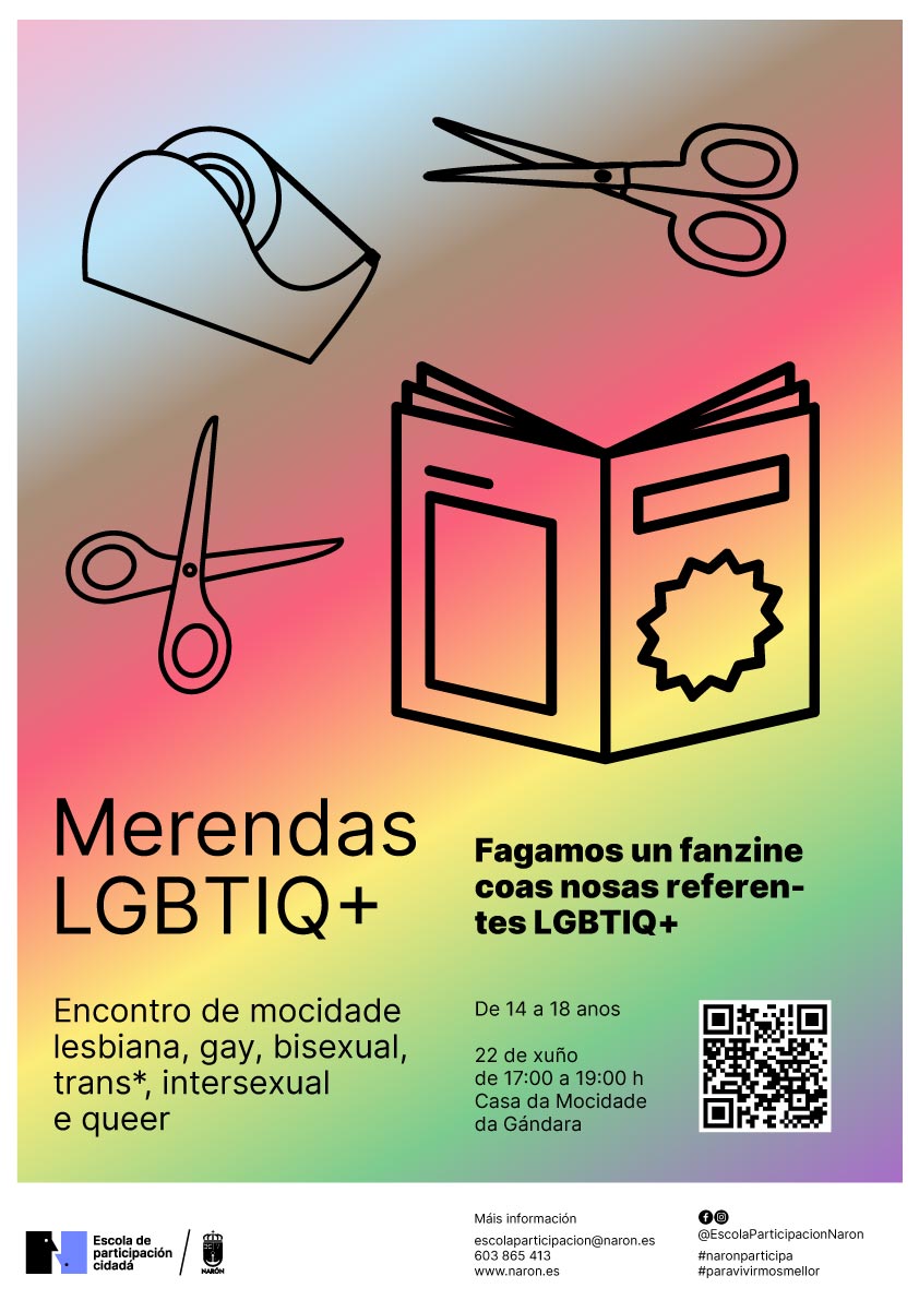 A Escola de Participación Cidadá organiza unha nova edición das Merendas LGTBIQ+